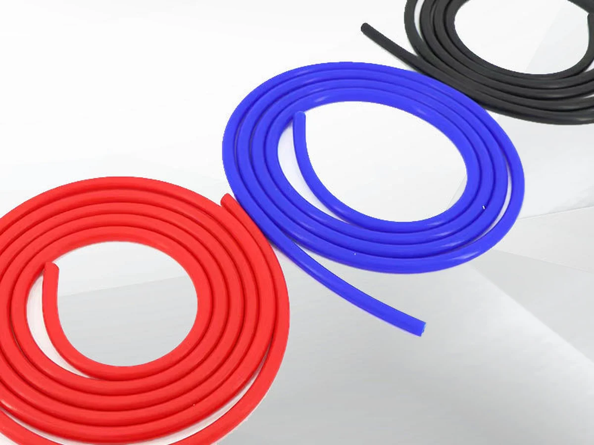 Silicone hose in assorted colours
