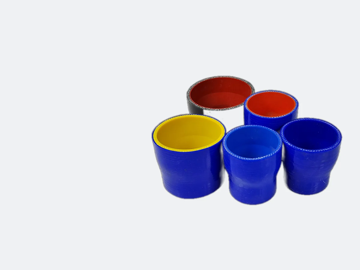 Reinforced silicone hump and coupler hoses