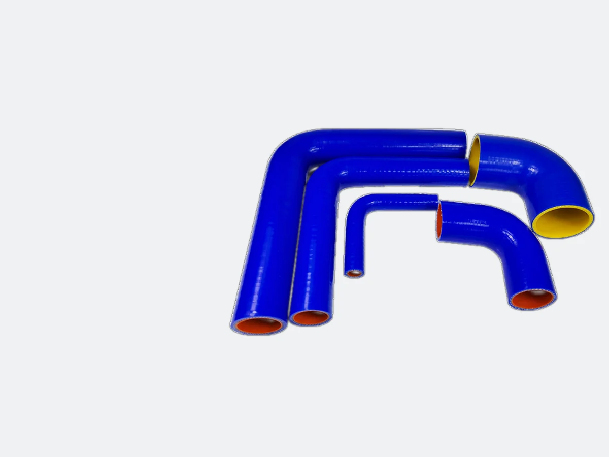 Moulded silicone intake and air inlet hoses