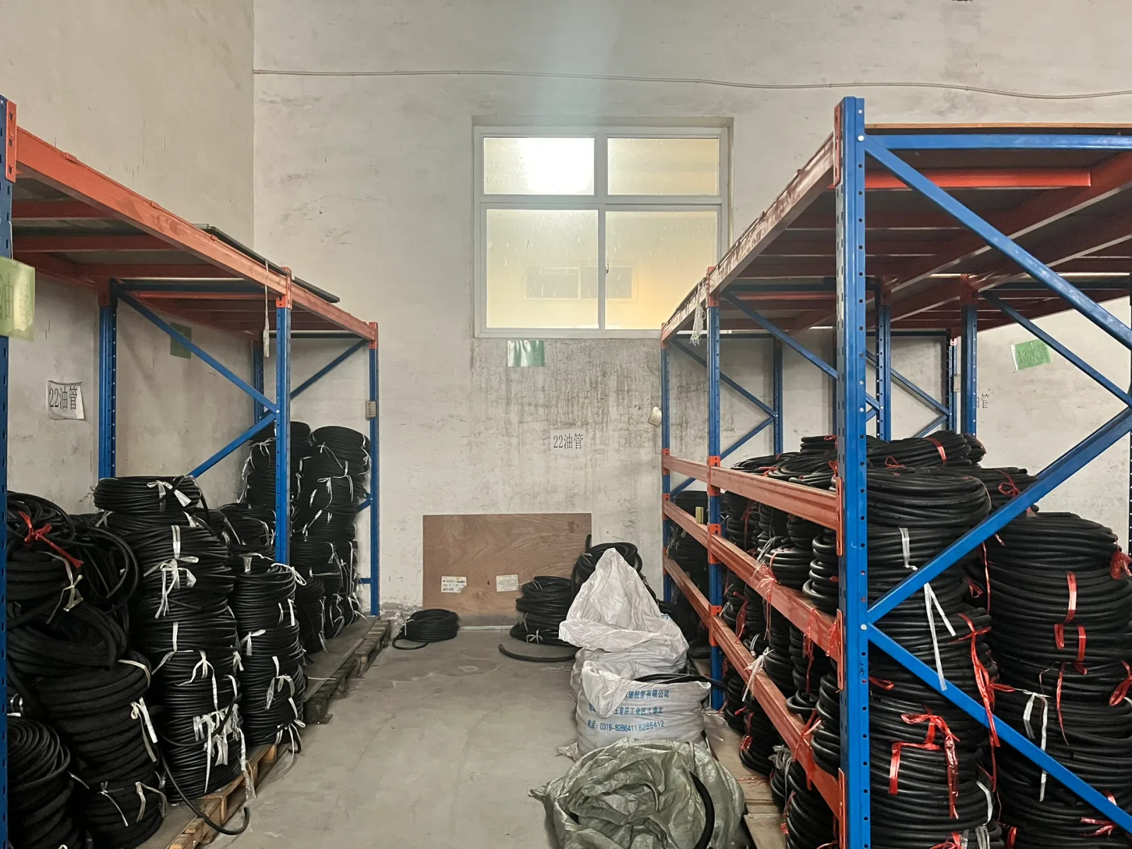 Hose factory warehouse and stock